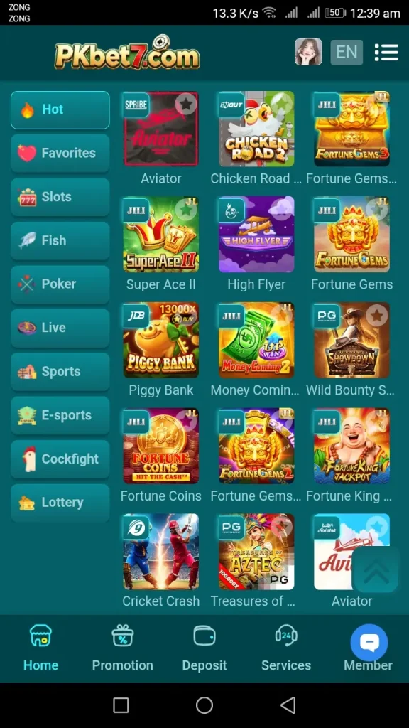 PKBET7 Game 